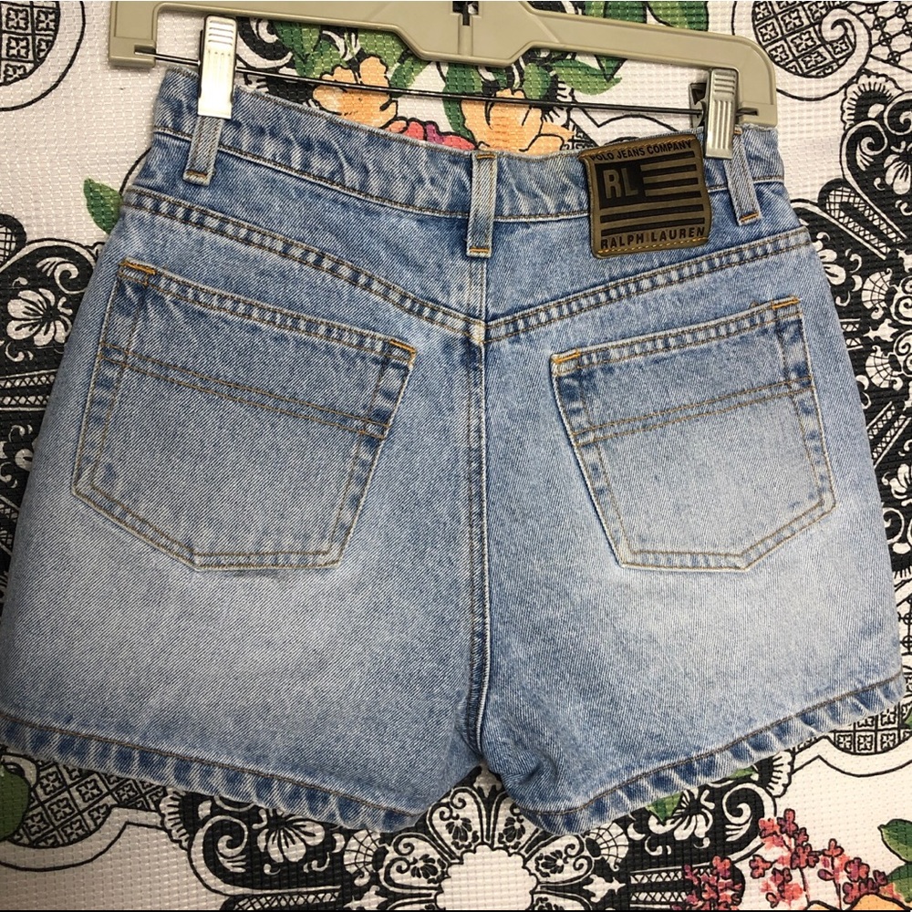 Ralph Lauren wasted wasted jean shorts